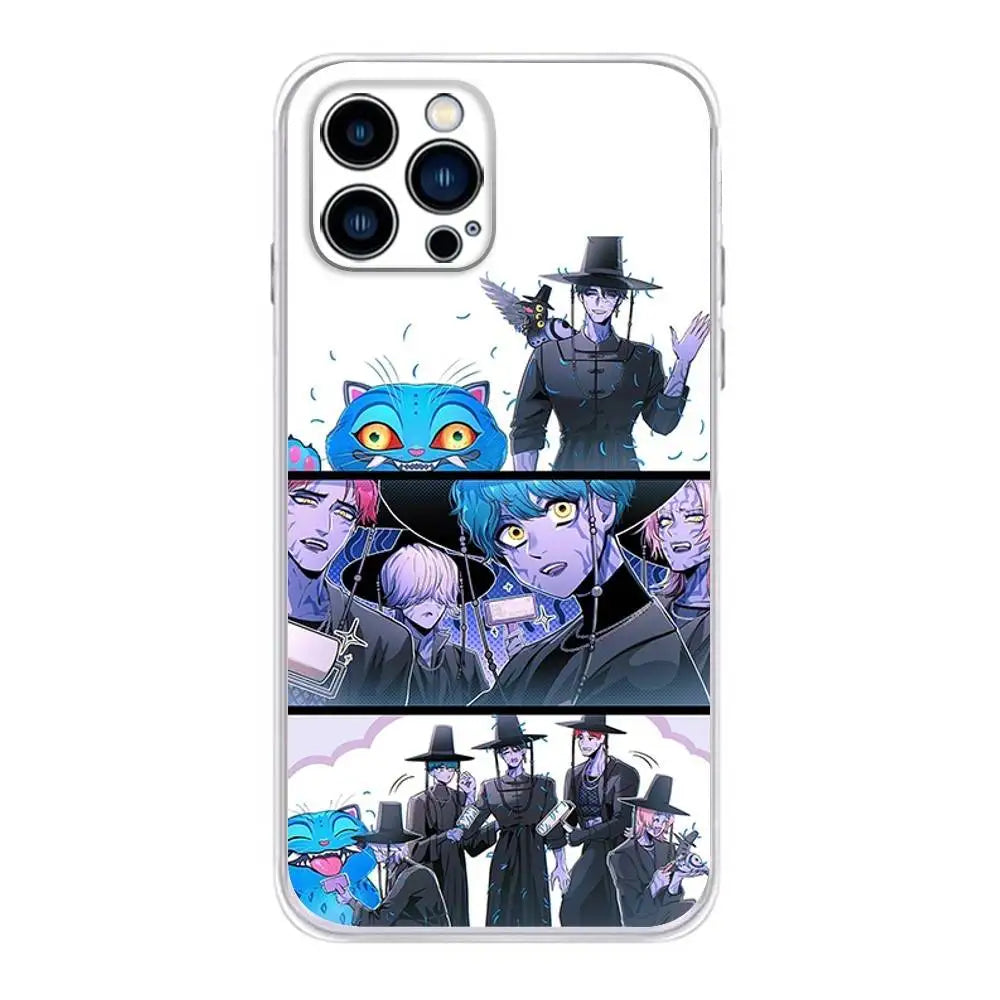 KPop D-Demon H-Hunters Phone Case For iPhone 16 15 14 13 12 11 Pro Max Mini X XS SE 7 8 Plus 16E Shockproof Non-Slip Soft Cover