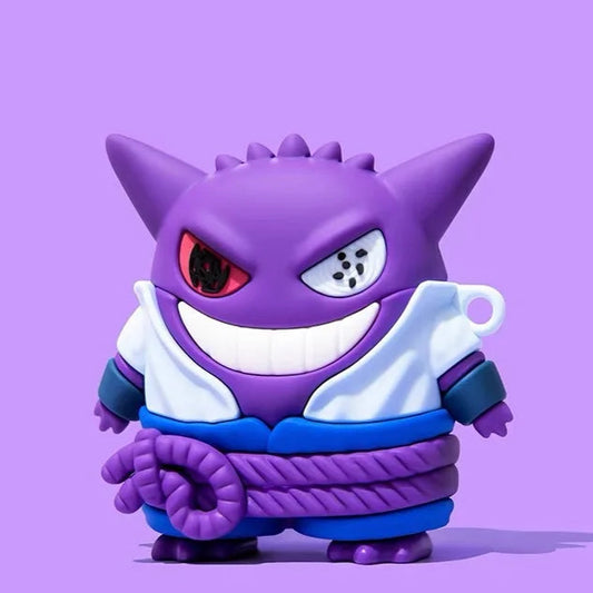 👻 Gengar AirPods Case (Full Body with Keychain)